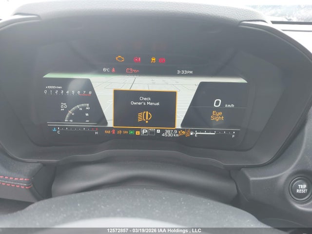 12572857 :رقم المزاد ، JF1VBAV64S8806968 vin ، 2025 Subaru Wrx Gt مزاد بيع