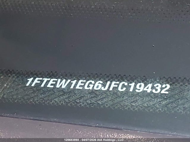 Aukcja sprzedaży 2018 Ford F-150 Xlt, vin: 1FTEW1EG6JFC19432, numer aukcji: 12568389