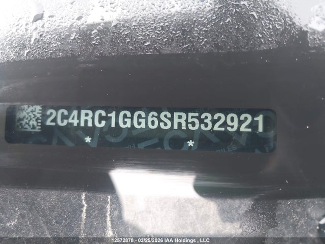 Продаж на аукціоні авто 2025 Chrysler Pacifica Limited, vin: 2C4RC1GG6SR532921, номер лоту: 12572878