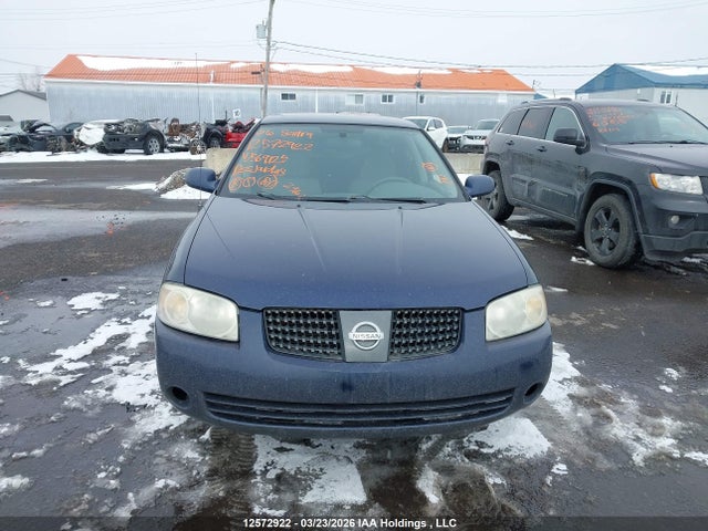 2006 Nissan Sentra 1.8/1.8s მანქანა იყიდება აუქციონზე, vin: 3N1CB51D76L569125, აუქციონის ნომერი: 12572922