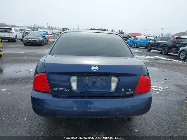 2006 Nissan Sentra 1.8/1.8s მანქანა იყიდება აუქციონზე, vin: 3N1CB51D76L569125, აუქციონის ნომერი: 12572922