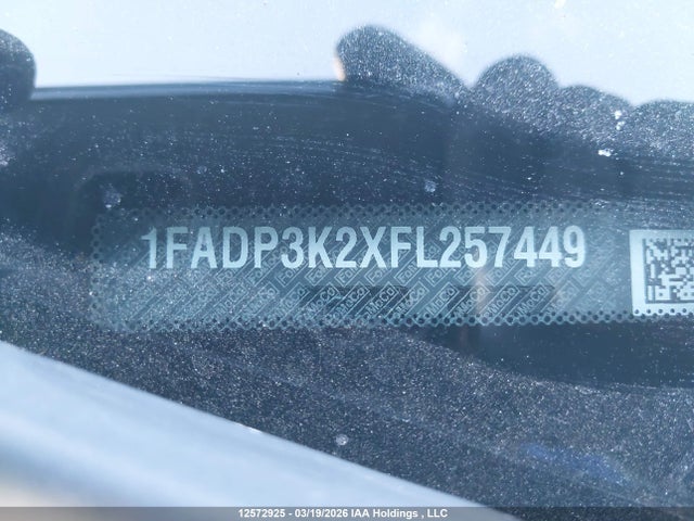 Продажа на аукционе авто 2015 Ford Focus Se, vin: 1FADP3K2XFL257449, номер лота: 12572925