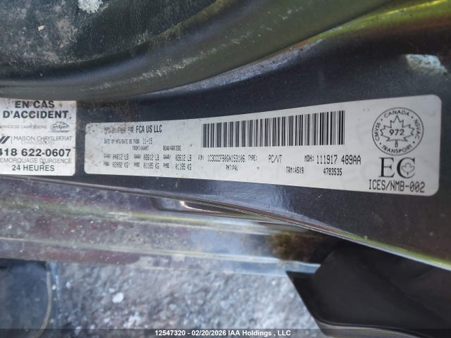 Продаж на аукціоні авто 2016 Chrysler 200 Lx, vin: 1C3CCCFB0GN153106, номер лоту: 12547320