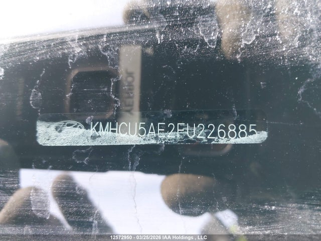 12572950 :رقم المزاد ، KMHCU5AE2FU226885 vin ، 2015 Hyundai Accent Gls/se مزاد بيع