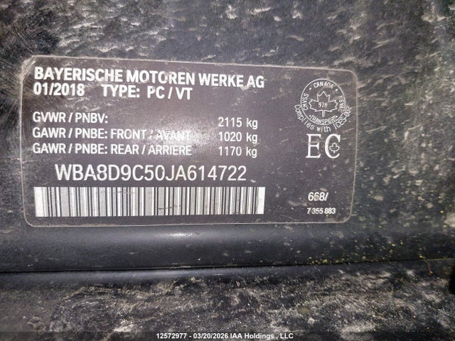 BMW 330 XI 2018 WBA8D9C50JA614722 Image 17