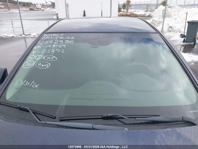 Aukcja sprzedaży 2011 Chevrolet Cruze Lt Turbo, vin: 1G1PF5S92B7215792, numer aukcji: 12572986