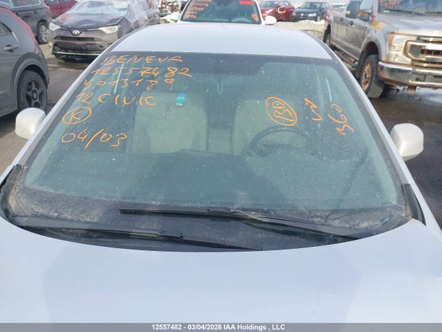 12557482 :رقم المزاد ، 2HGFB2E43CH013189 vin ، 2012 Honda Civic Lx مزاد بيع