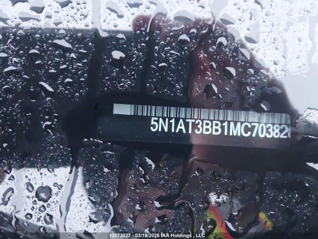 2021 Nissan Rogue Sv მანქანა იყიდება აუქციონზე, vin: 5N1AT3BB1MC703828, აუქციონის ნომერი: 12573027