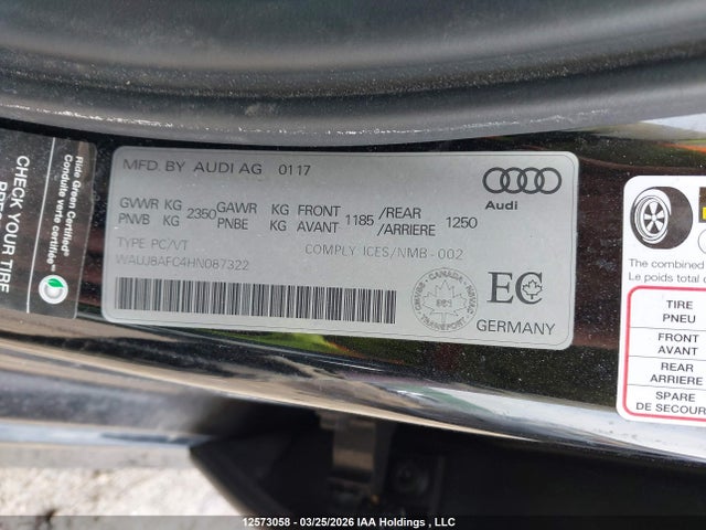 WAUJ8AFC4HN087322 Audi A6 2.0t Progressiv/2.0t Technik