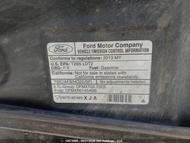Продажа на аукционе авто 2013 Lincoln Mkx, vin: 2LMDJ8JK1DBL32420, номер лота: 12573085