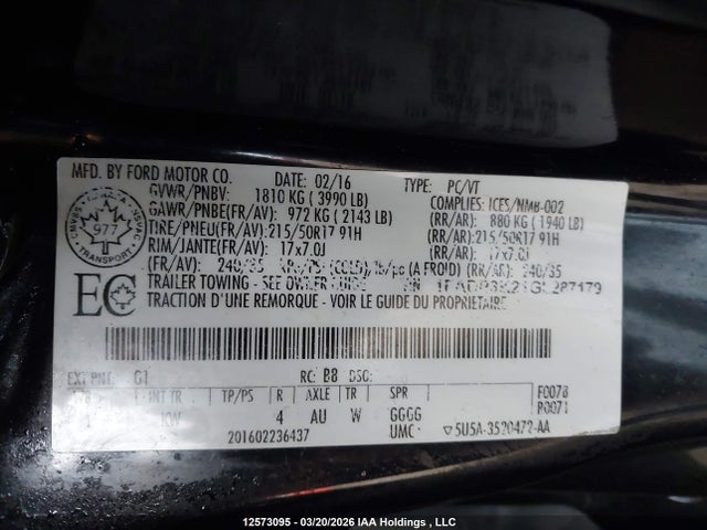 Aukcja sprzedaży 2016 Ford Focus Se, vin: 1FADP3K21GL287179, numer aukcji: 12573095