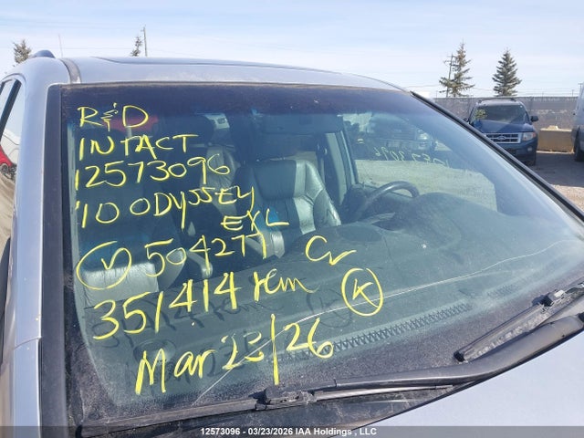 Aukcja sprzedaży 2010 Honda Odyssey Exl, vin: 5FNRL3H72AB504277, numer aukcji: 12573096
