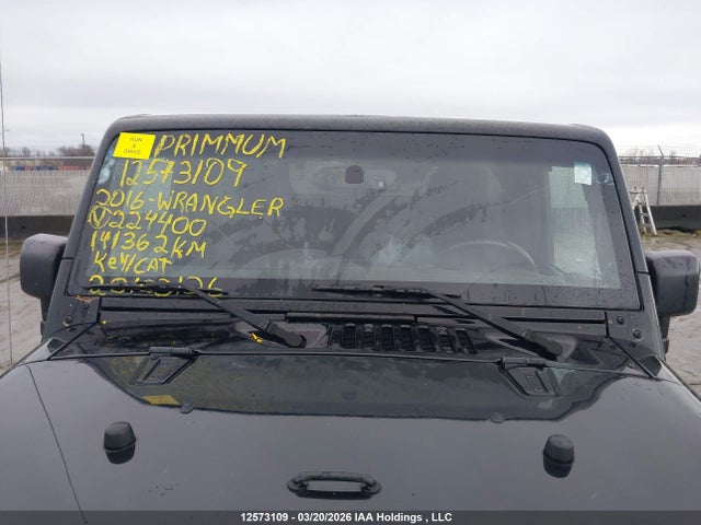 Aukcja sprzedaży 2016 Jeep Wrangler Sport, vin: 1C4AJWAG4GL224400, numer aukcji: 12573109
