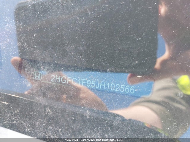 2HGFC1F95JH102566 Honda Civic Touring