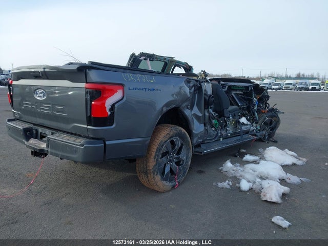 12573161 :رقم المزاد ، 1FT6W3L76RWG15696 vin ، 2024 Ford F-150 Lightning Flash مزاد بيع