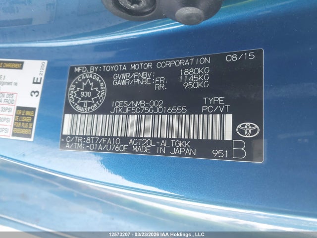 Scion TC 2016 JTKJF5C75GJ016555 Image 9