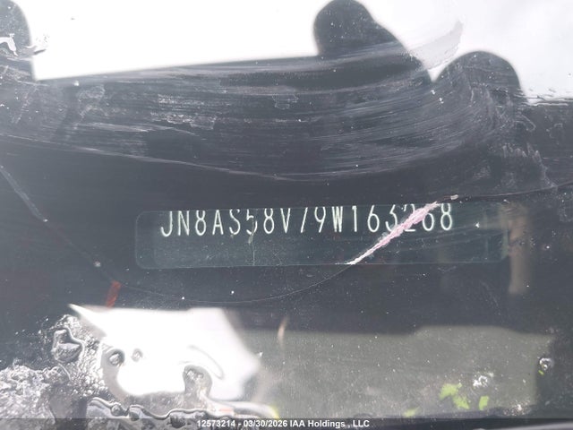 2009 Nissan Rogue S/sl მანქანა იყიდება აუქციონზე, vin: JN8AS58V79W163268, აუქციონის ნომერი: 12573214