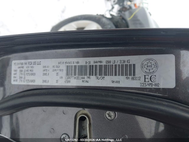 Продаж на аукціоні авто 2019 Dodge Ram 1500, vin: 1C6RR7TT0KS511444, номер лоту: 12573292