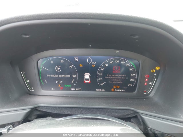 1HGCY2F89PA801076 Honda Accord Touring Hybrid