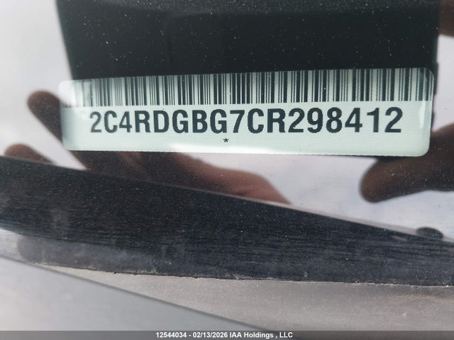 12544034 :رقم المزاد ، 2C4RDGBG7CR298412 vin ، 2012 Dodge Grand Caravan Se/sxt مزاد بيع