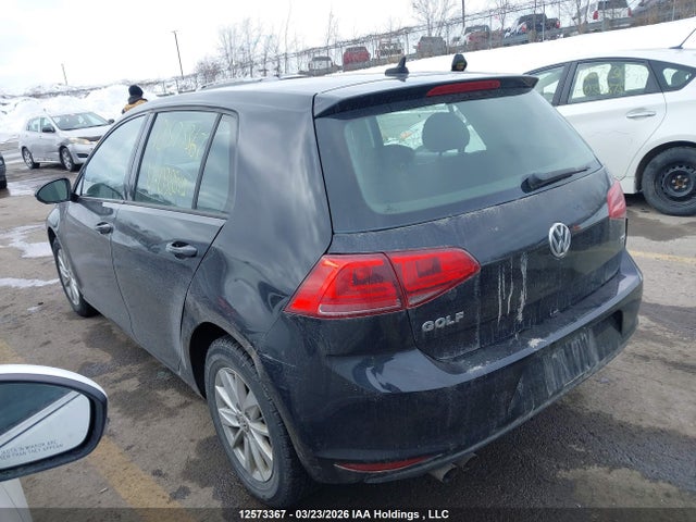 12573367 :رقم المزاد ، 3VW217AU2FM038543 vin ، 2015 Volkswagen Golf مزاد بيع