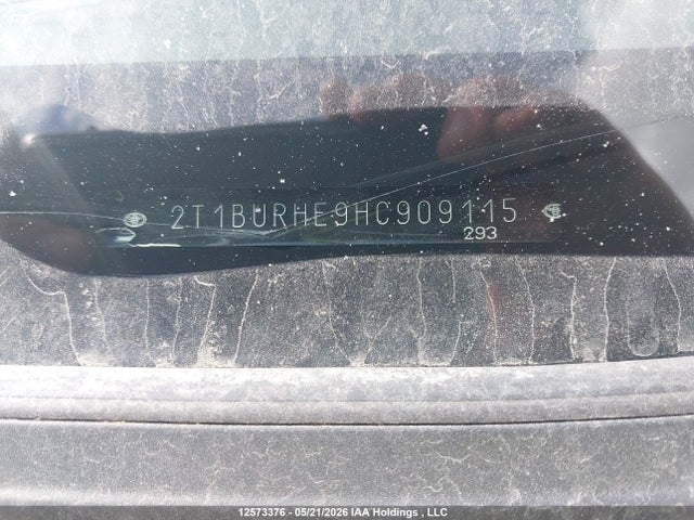 2T1BURHE9HC909115 Toyota COROLLA LE