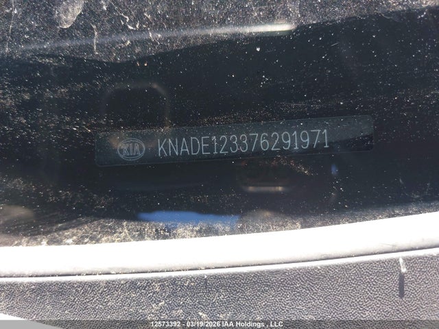2007 Kia Rio Lx/sx მანქანა იყიდება აუქციონზე, vin: KNADE123376291971, აუქციონის ნომერი: 12573392