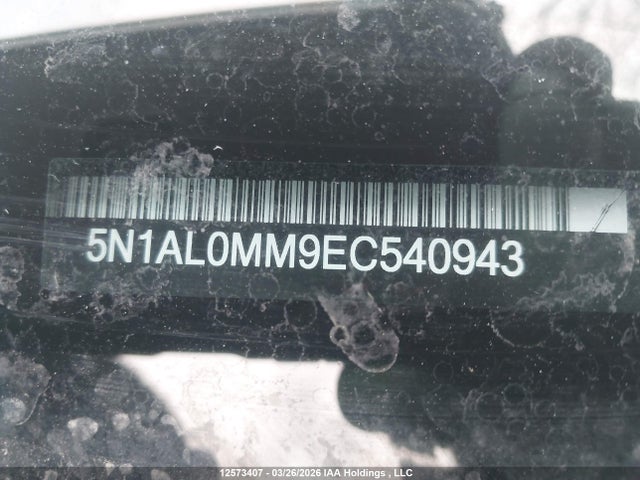 5N1AL0MM9EC540943 Infiniti QX60