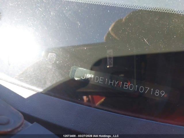 Aukcja sprzedaży 2011 Mazda Mazda2, vin: JM1DE1HY1B0107189, numer aukcji: 12573408