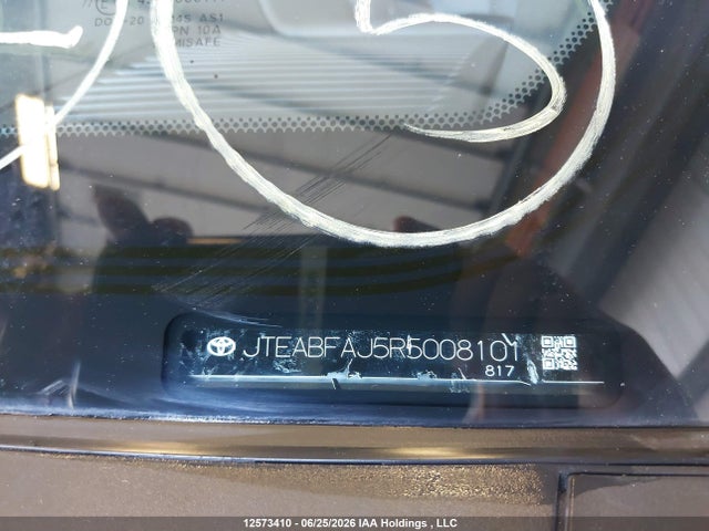 2024 Toyota Land Cruiser მანქანა იყიდება აუქციონზე, vin: JTEABFAJ5R5008101, აუქციონის ნომერი: 12573410