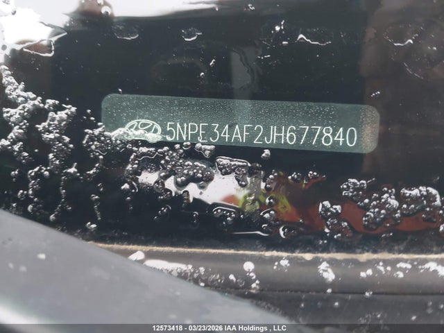 Продаж на аукціоні авто 2018 Hyundai Sonata Sport, vin: 5NPE34AF2JH677840, номер лоту: 12573418