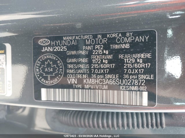 Hyundai Kona 2025 KM8HC3A66SU027872 Image 18