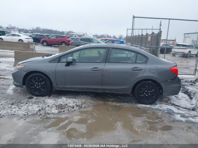 2012 Honda Civic Lx მანქანა იყიდება აუქციონზე, vin: 2HGFB2E45CH014862, აუქციონის ნომერი: 12573428