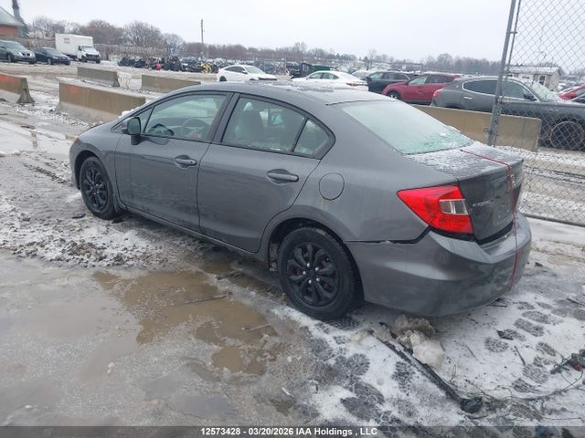 2012 Honda Civic Lx მანქანა იყიდება აუქციონზე, vin: 2HGFB2E45CH014862, აუქციონის ნომერი: 12573428
