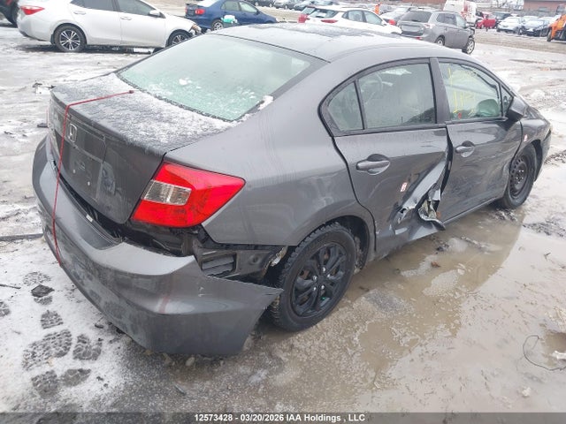 2012 Honda Civic Lx მანქანა იყიდება აუქციონზე, vin: 2HGFB2E45CH014862, აუქციონის ნომერი: 12573428