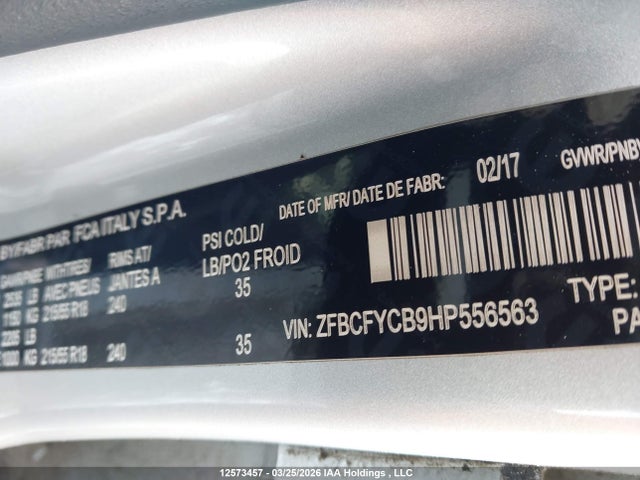 ZFBCFYCB9HP556563 Fiat 500x Trekking