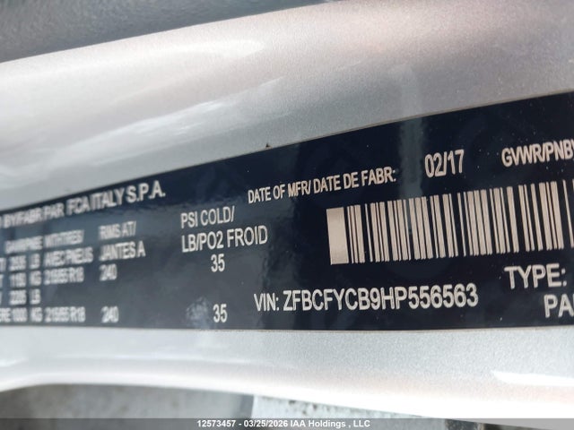 ZFBCFYCB9HP556563 Fiat 500x Trekking