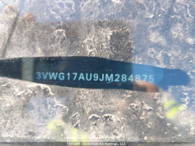 12573460 :رقم المزاد ، 3VWG17AU9JM284875 vin ، 2018 Volkswagen Golf مزاد بيع