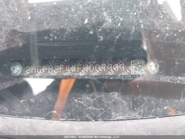 12573503 :رقم المزاد ، 2HGFB2F44FH007999 vin ، 2015 Honda Civic مزاد بيع