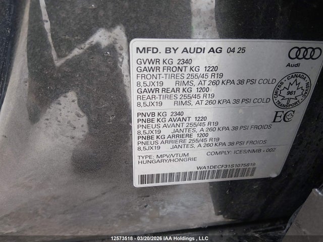 WA1DECF31S1075819 Audi Q3 Premium S Line 45