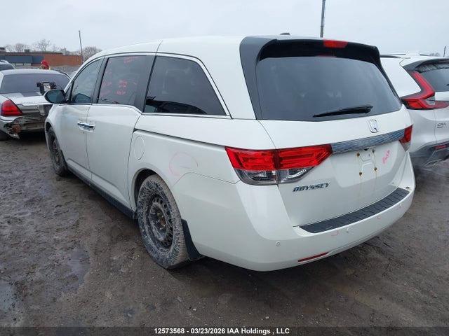 2015 Honda Odyssey Ex-l მანქანა იყიდება აუქციონზე, vin: 5FNRL5H65FB501237, აუქციონის ნომერი: 12573568