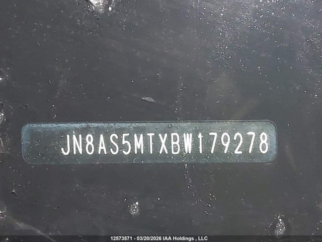 2011 Nissan Rogue S/sv/krom მანქანა იყიდება აუქციონზე, vin: JN8AS5MTXBW179278, აუქციონის ნომერი: 12573571