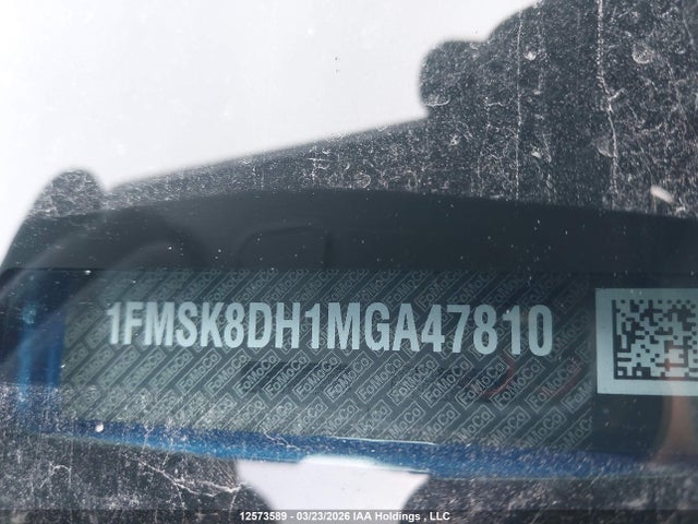 Aukcja sprzedaży 2021 Ford Explorer Xlt, vin: 1FMSK8DH1MGA47810, numer aukcji: 12573589