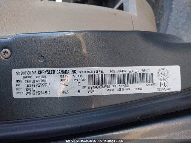 Продажа на аукционе авто 2009 Dodge Grand Caravan Se, vin: 2D8HN44E09R697496, номер лота: 12573672