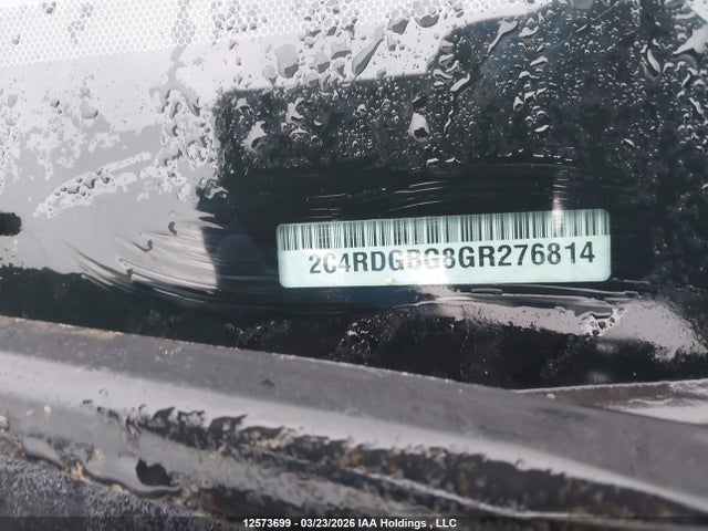2C4RDGBG8GR276814 Dodge Grand Caravan Se/sxt