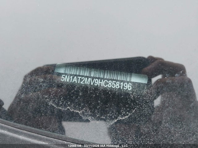 5N1AT2MV9HC858196 Nissan Rogue S/sl Platinum/sv