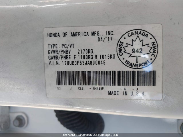 Acura TLX TECH 2018 19UUB3F55JA800046 Image 9