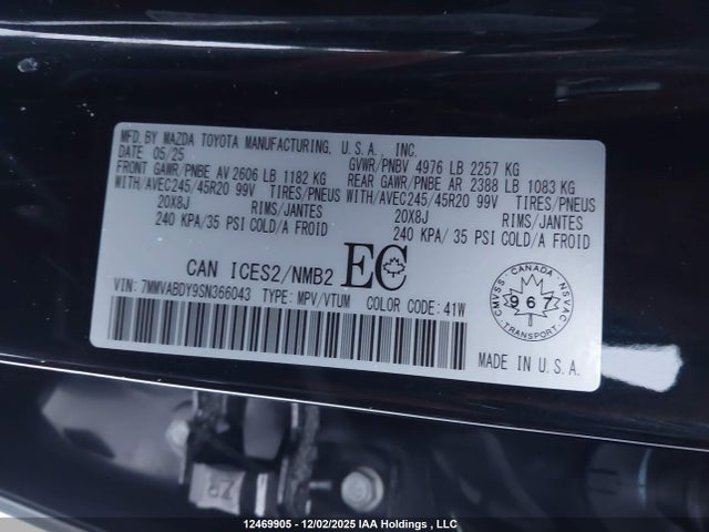7MMVABDY9SN366043 Mazda Cx-50 Gt W/turbo/meridian Edition