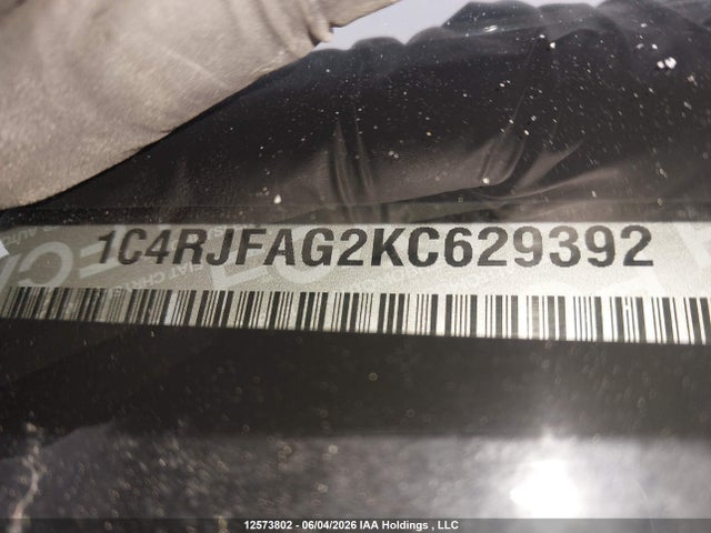 Продаж на аукціоні авто 2019 Jeep Grand Cherokee Laredo, vin: 1C4RJFAG2KC629392, номер лоту: 12573802