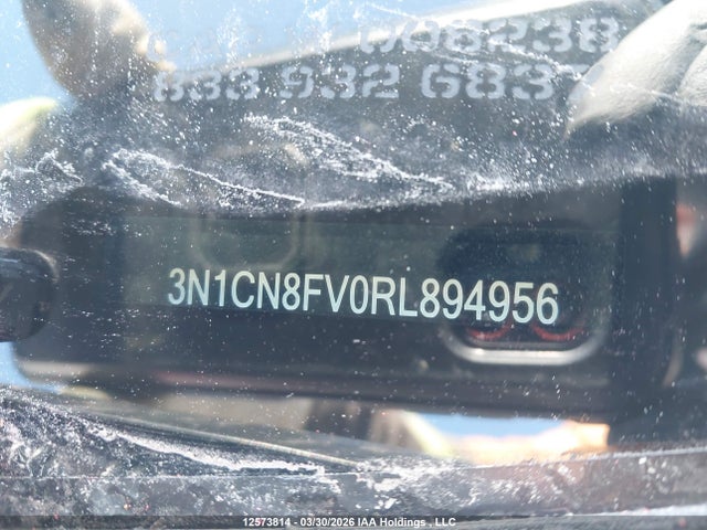 3N1CN8FV0RL894956 Nissan VERSA SR